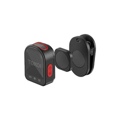 TOKQI Wireless Microphone H01 with Magnetic Clip for iPhone/Android/PC, Compact Mic, Noise Cancelling
