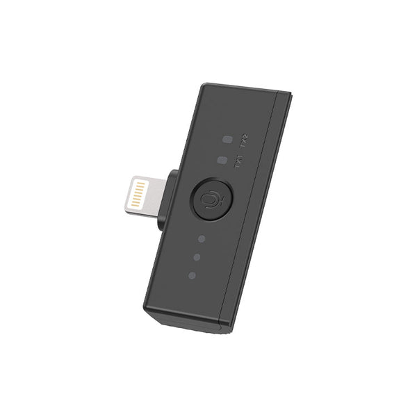 TOKQI Wireless Microphone H01 with Magnetic Clip for iPhone/Android/PC, Compact Mic, Noise Cancelling