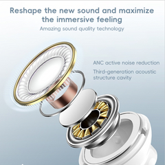 REMAX COLORFULL LIGHTS ANC+ENC EARBUDS LIGHTWEIGHT & PORTABLE