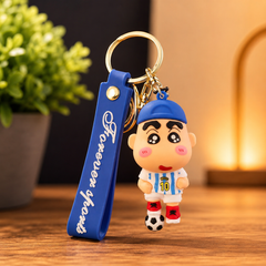Shinchan Football Keychain