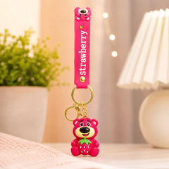 Strawberry Bear Keychains