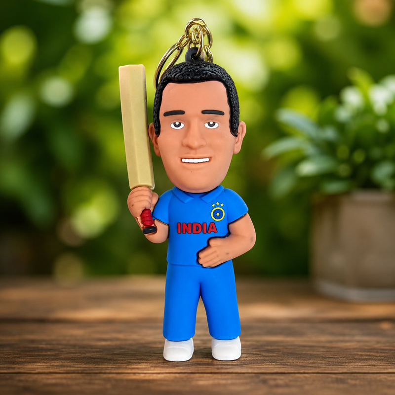 Dhoni Silicone Keychains