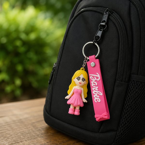 Barbie Silicone Keychains