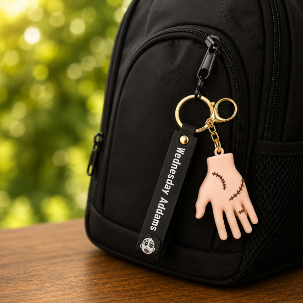 Wednesday Silicone Keychains