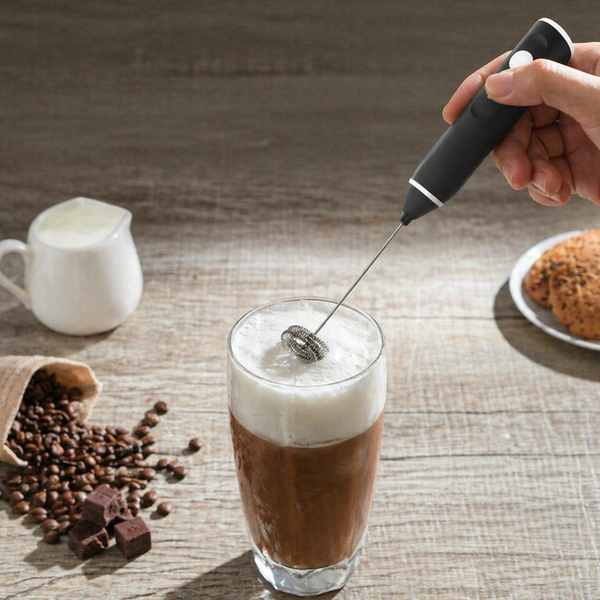 Electric Rechargable Coffee Beater with USB to Type C Charging Small Cable