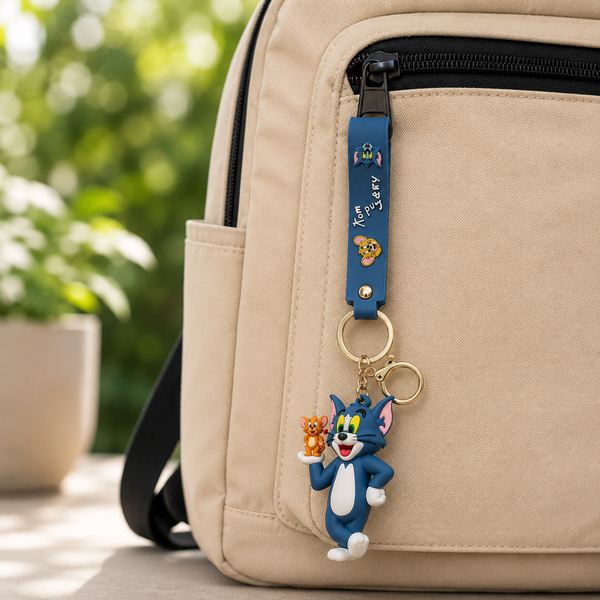 Tom Silicone Keychains