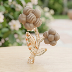 Brown Berry Hair Claw