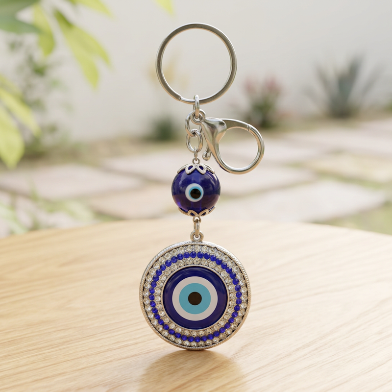 Big Evil Eye Keychain