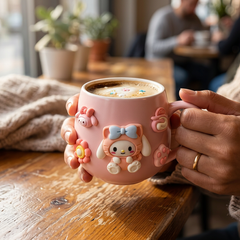 3D Cartoon Character Ceramic Mug