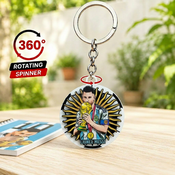 Messi Spinner Keychain