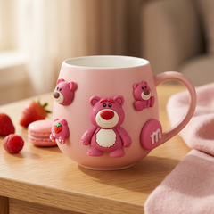 3D Cartoon Character Ceramic Mug
