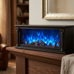 Led Fire Lamp (Blue)