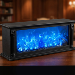 Led Fire Lamp (Blue)