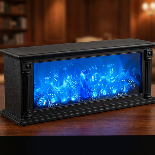 Led Fire Lamp (Blue)