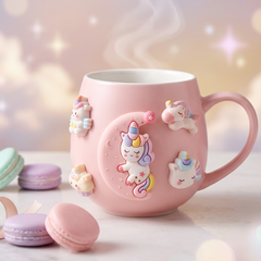 3D Cartoon Character Ceramic Mug