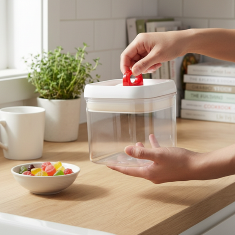 Plastic Lock And Seal Container 450ml