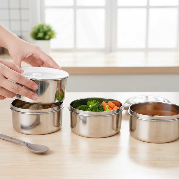 Ganesh 3 Compartment Lunch Box