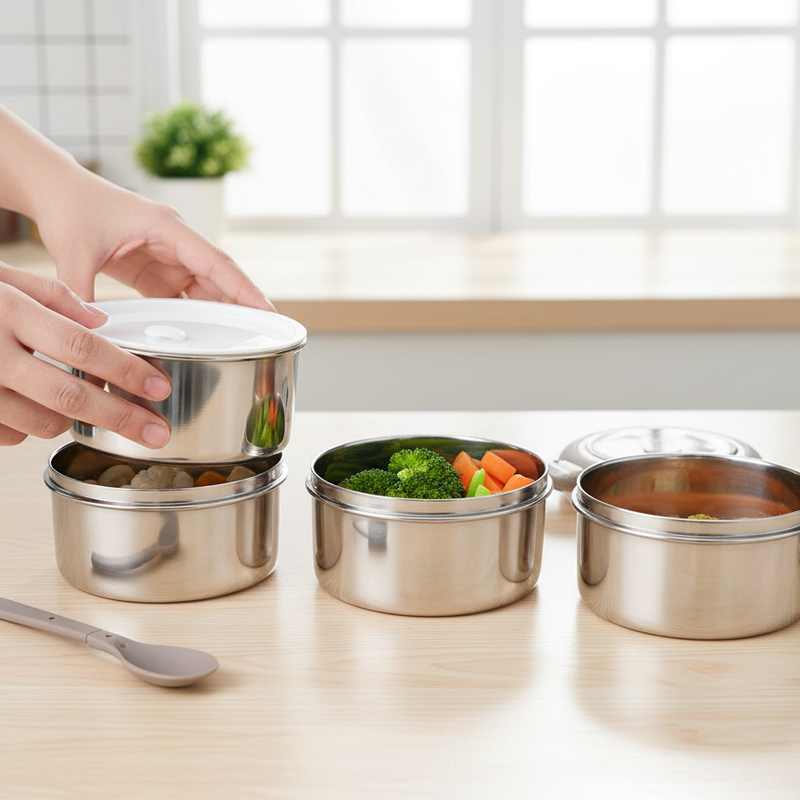 Ganesh 3 Compartment Lunch Box