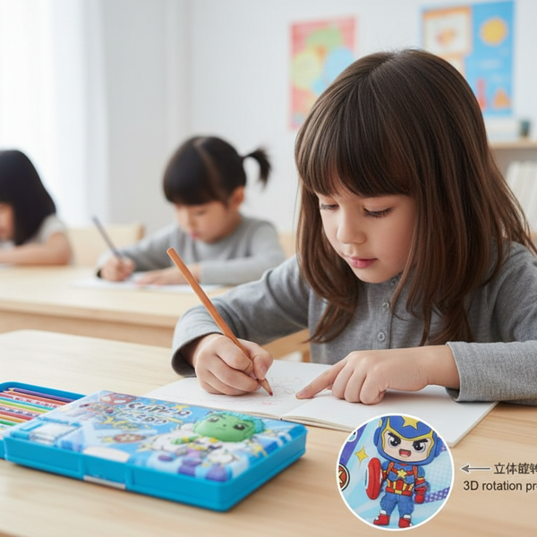 Squishy Spinner Pencil Box