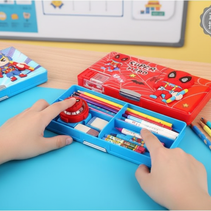 Squishy Spinner Pencil Box