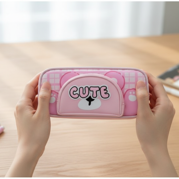 Cute Bear Pencil Pouch