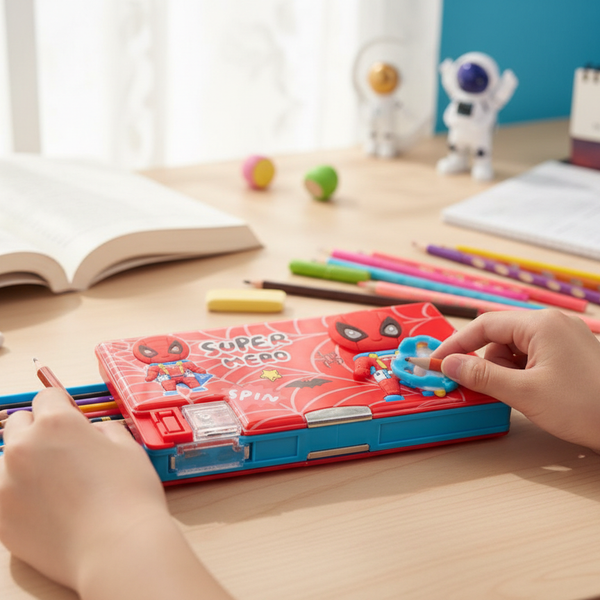 Squishy Spinner Pencil Box