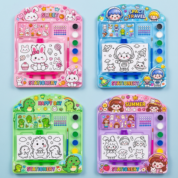 Colors Set for Kids | Drawing & Coloring Art Kit with Paints