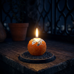 Motichoor Ladoo Shaped Candles