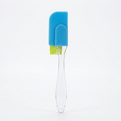 Silicone spatula and pastry brush