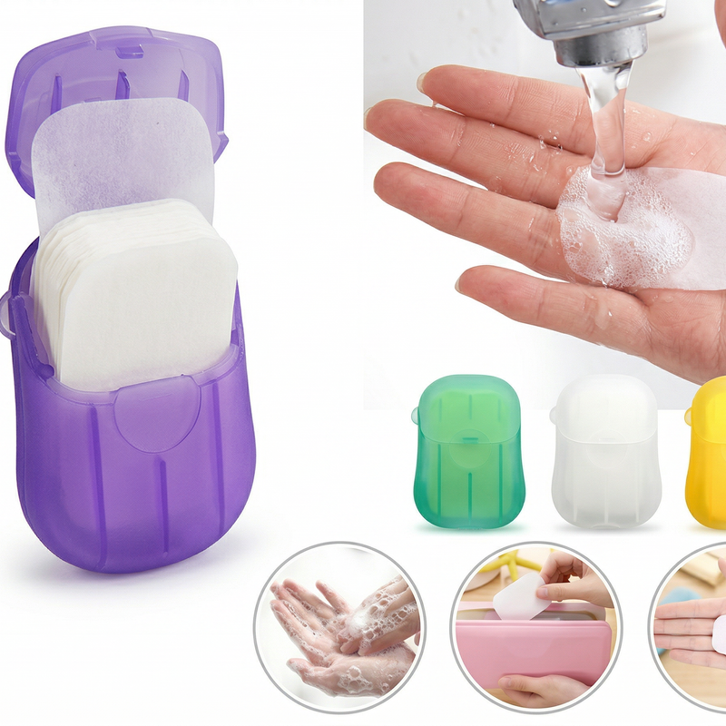 Travel Paper Soap Sheets 20pc