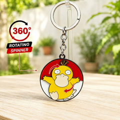 Psyduck Metal Keychain