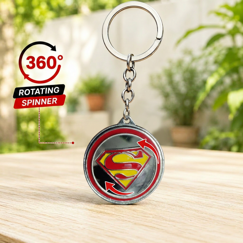 Superman Metal Keychain