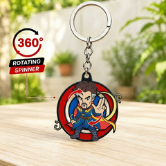Dr. Strength Spinner Keychain