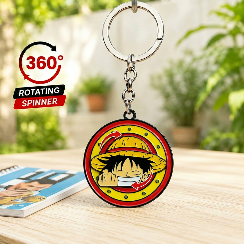 One Piece Spinner Keychain
