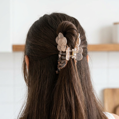 Brown Berry Hair Claw