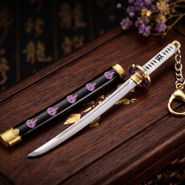 Metal Katana keychain