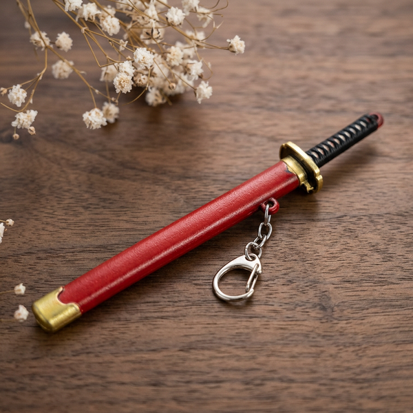Metal Katana keychain