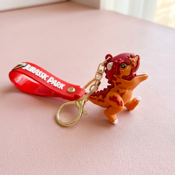Jurassic Park themed keychains