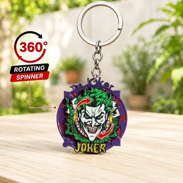 Joker Spinner Keychain