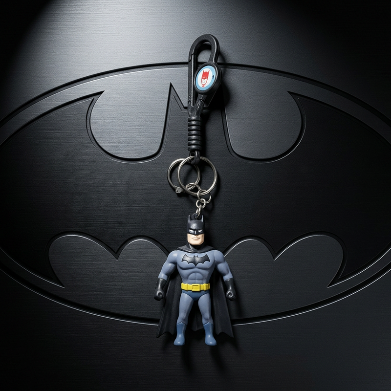 Superman Batman Keychain