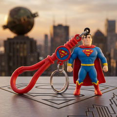 Superman Batman Keychain