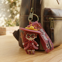 Harry Potter Broom Silicone Keychain