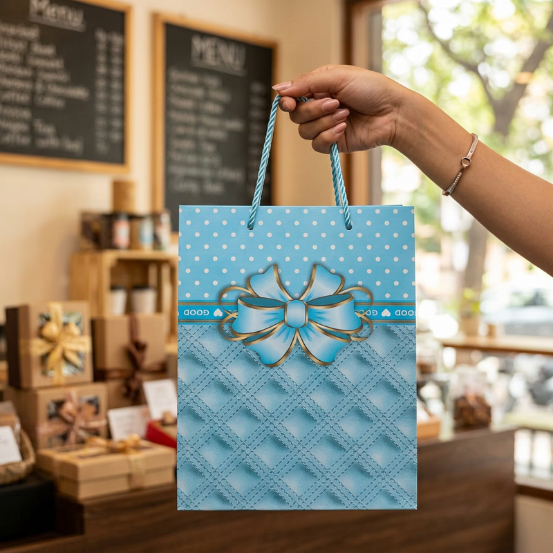 Baby Boy Theme Paper Gift Bag