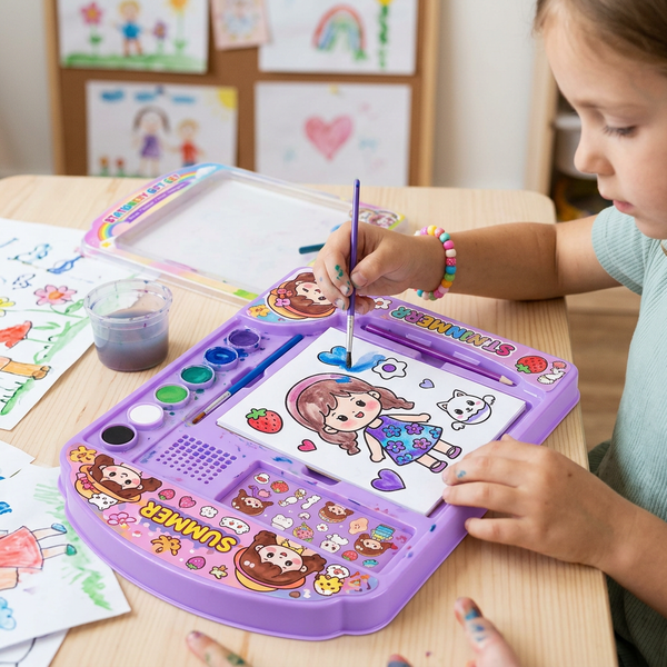 Colors Set for Kids | Drawing & Coloring Art Kit with Paints