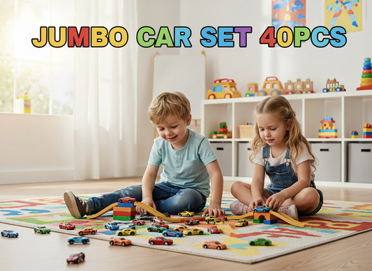 ALLOY SERIES CAR SET 40PCS  (JUMBO CARSET)