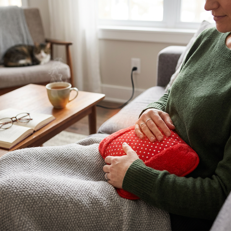 Electric hot water bag rechargeable heat pouch