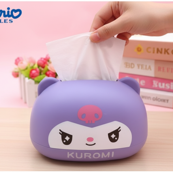 Kuromi Tissue Box