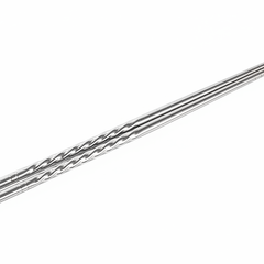 Chopstick Stainless Steel Chopsticks 2 Pairs Spiral