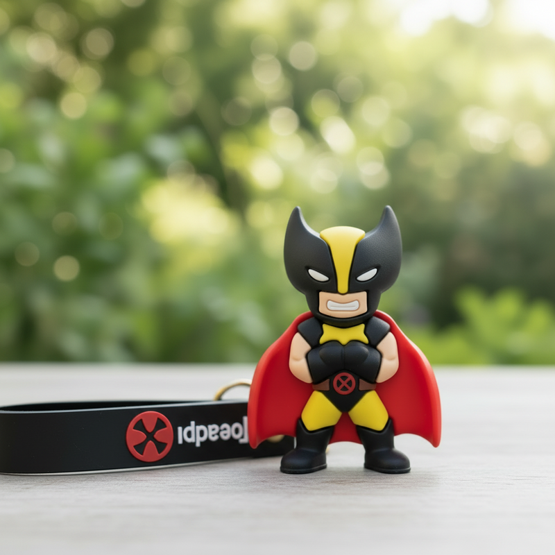 Deadpool Silicone Keychains