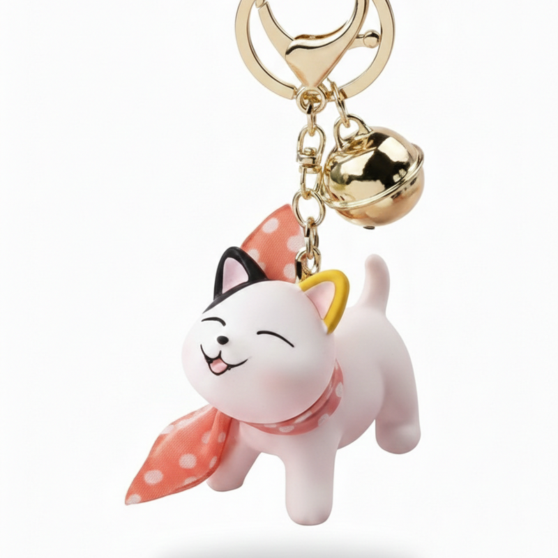 Cats Solid Keychain